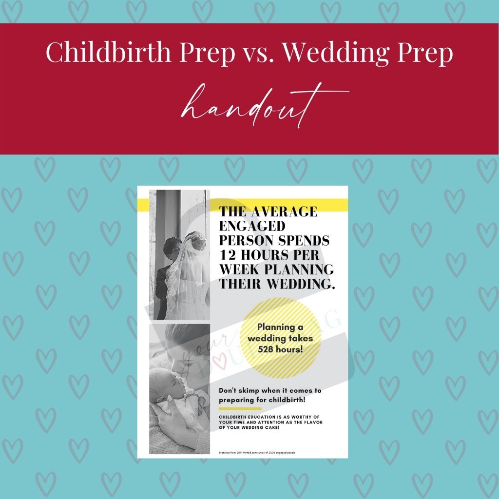 Childbirth Preparation vs. Wedding Preparation