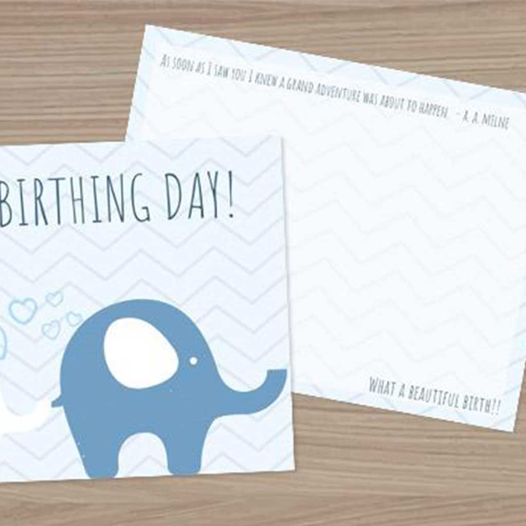 Happy Birthing Day Postcards