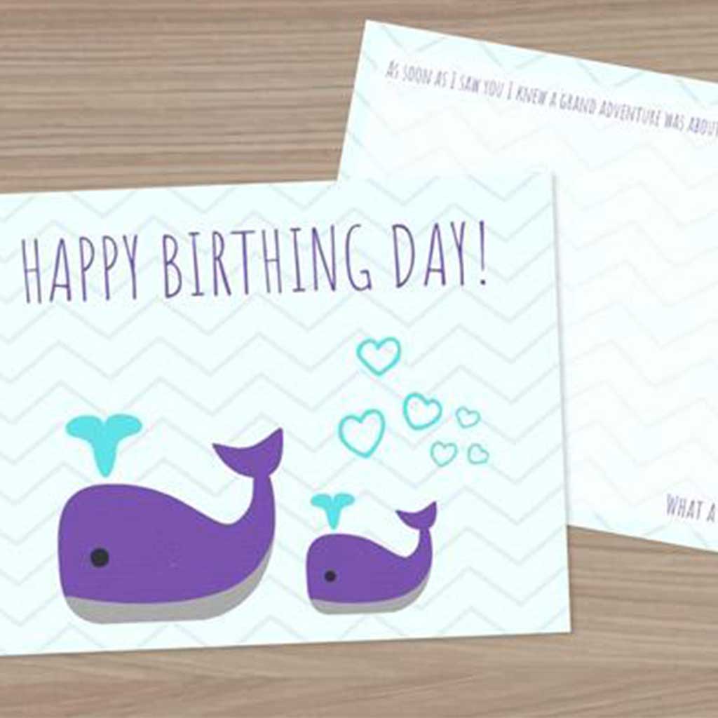 Happy Birthing Day Postcards