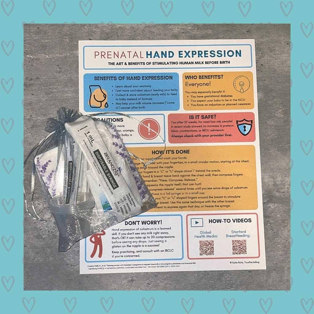 Prenatal Hand Expression Kit