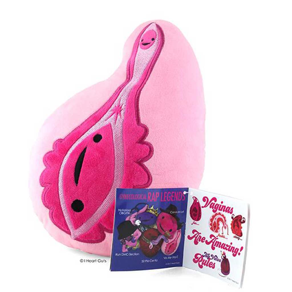 Vulva &amp; Vagina Plush - Hooray For The Va-Jay-Jay!
