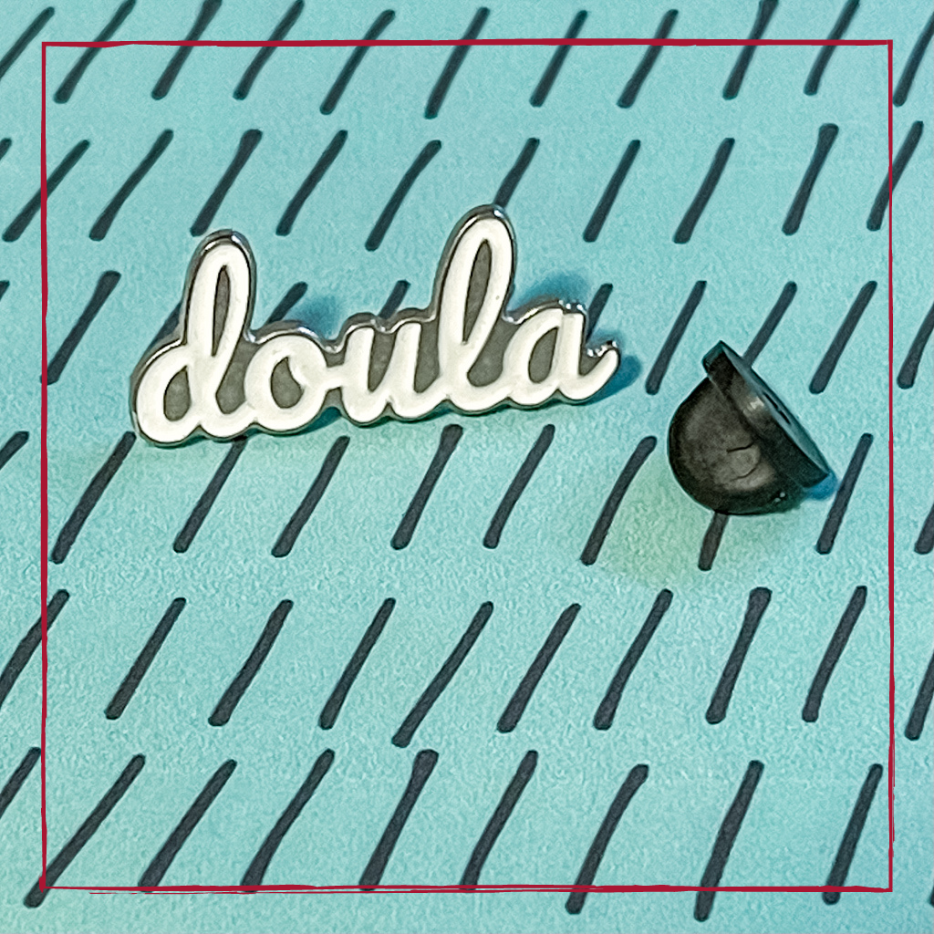 Enamel Doula Lapel Pin 1.25&quot;